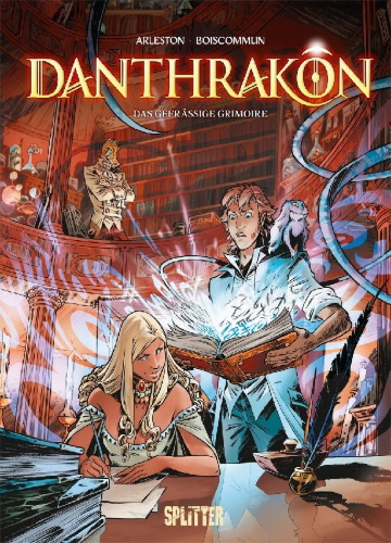Buchcover und Innenansicht für das Buch: Danthrakon. Band 1