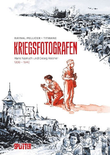 Buchcover und Innenansicht für das Buch: Photographes de guerre