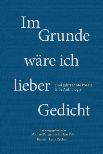 Buchcover und Innenansicht für das Buch: Im Grunde wäre ich lieber Gedicht