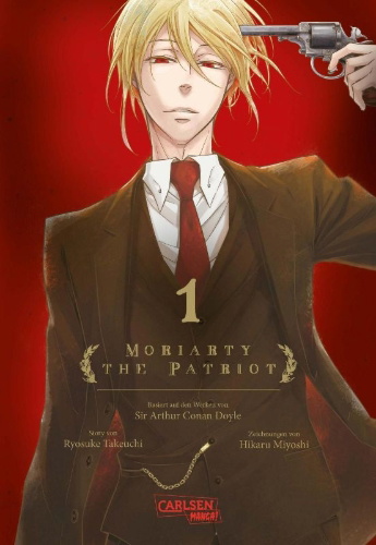 Buchcover und Innenansicht für das Buch: Yuukoku no Moriarty