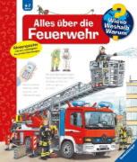 Buchcover und Innenansicht für das Buch: Wieso? Weshalb? Warum?, Band 2: Alles über die Feuerwehr