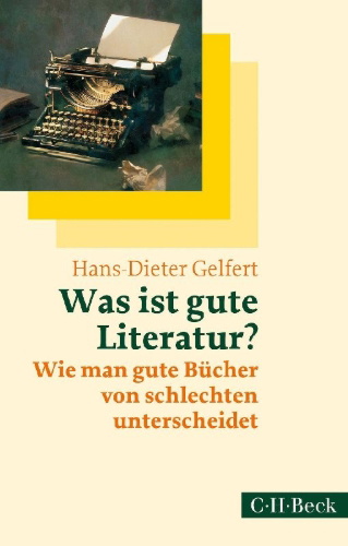 Buchcover und Innenansicht für das Buch: Was ist gute Literatur?