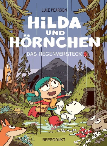 Buchcover und Innenansicht für das Buch: Hilda und Hörnchen