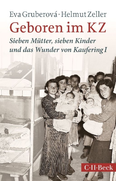 Buchcover und Innenansicht für das Buch: Geboren im KZ