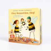 Buchcover und Innenansicht für das Buch: Flieg, Hummelchen, flieg!