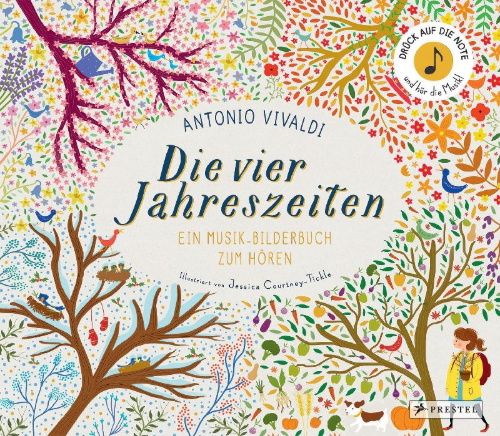 Buchcover und Innenansicht für das Buch: The Story Orchestra: Four Seasons in One Day