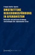 Buchcover und Innenansicht für das Buch: Umstrittene Regierungsführung in Afghanistan