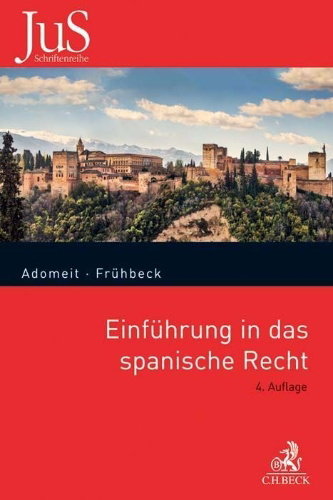 Buchcover und Innenansicht für das Buch: Einführung in das spanische Recht