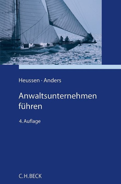 Buchcover und Innenansicht für das Buch: Anwaltsunternehmen führen