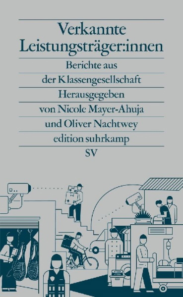 Buchcover und Innenansicht für das Buch: Verkannte Leistungsträger:innen