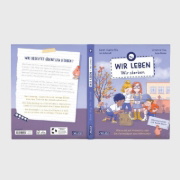 Buchcover und Innenansicht für das Buch: Wir leben  -  wir sterben