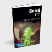 Buchcover und Innenansicht für das Buch: Die drei ???: und der grüne Geist