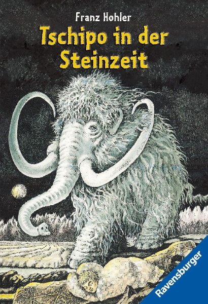 Buchcover und Innenansicht für das Buch: Tschipo in der Steinzeit