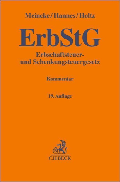 Buchcover und Innenansicht für das Buch: Erbschaftsteuer- und Schenkungsteuergesetz. ErbStG