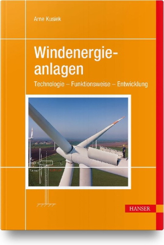 Buchcover und Innenansicht für das Buch: Windenergieanlagen