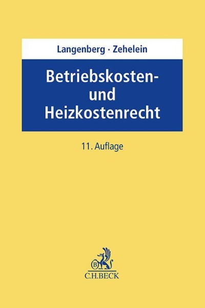Buchcover und Innenansicht für das Buch: Betriebskosten- und Heizkostenrecht