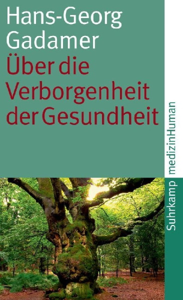 Buchcover und Innenansicht für das Buch: Über die Verborgenheit der Gesundheit