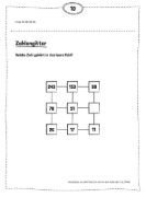 Buchcover und Innenansicht für das Buch: Rätseln für Kinder ab 9: Mega Rätselblock - Zahlenrätsel, Labyrinthe, Teekesselchen, Wortknobeleien, Quizfragen