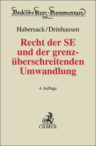 Buchcover und Innenansicht für das Buch: Recht der SE und der grenzüberschreitenden Umwandlung