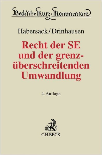 Buchcover und Innenansicht für das Buch: Recht der SE und der grenzüberschreitenden Umwandlung