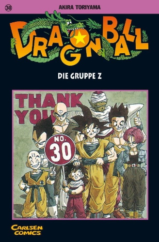 Buchcover und Innenansicht für das Buch: Dragon Ball 30. Die Gruppe Z