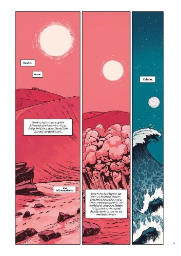 Buchcover und Innenansicht für das Buch: Dune (Graphic Novel). Band 1