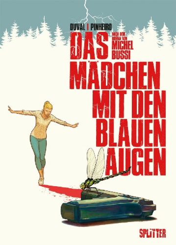 Buchcover und Innenansicht für das Buch: Das Mädchen mit den blauen Augen (Graphic Novel)