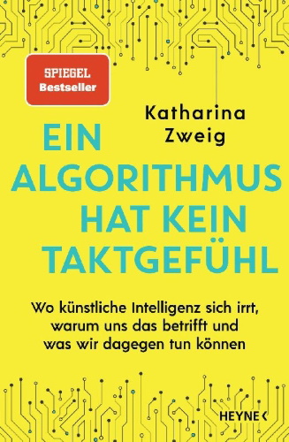 Buchcover und Innenansicht für das Buch: Ein Algorithmus hat kein Taktgefühl