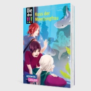 Buchcover und Innenansicht für das Buch: Die drei !!!: Kuss der Meerjungfrau