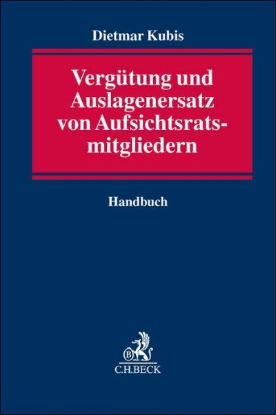 Buchcover und Innenansicht für das Buch: Vergütung und Auslagenersatz von Aufsichtsratsmitgliedern