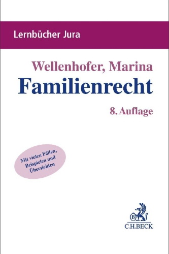 Buchcover und Innenansicht für das Buch: Familienrecht