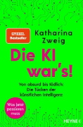 Buchcover und Innenansicht für das Buch: Die KI war's!