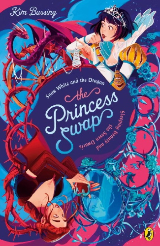 Buchcover und Innenansicht für das Buch: The Princess Swap 2: Snow White and the Dragon (or, Sleeping Beauty and the Seven Dwarfs)