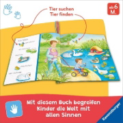 Buchcover und Innenansicht für das Buch: Mein Knuddel-Knautsch-Buch - Sachen suchen. Meine Lieblingstiere