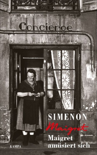Buchcover und Innenansicht für das Buch: Maigret s'amuse