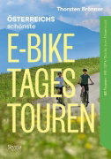Buchcover und Innenansicht für das Buch: Österreich schönste E-Bike-Tagestouren