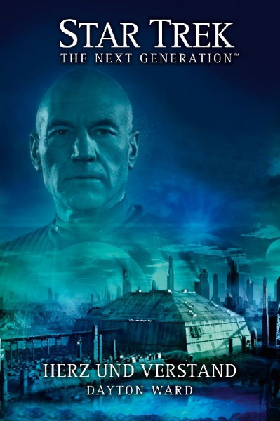 Buchcover und Innenansicht für das Buch: Star Trek - The Next Generation: Hearts and Minds