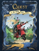 Buchcover und Innenansicht für das Buch: Quest 1