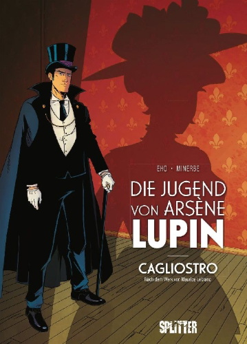 Buchcover und Innenansicht für das Buch: La Jeunesse de Arsène Lupin - Cagliostro