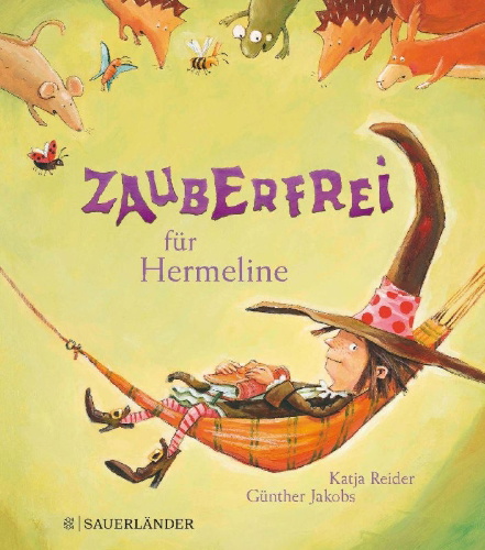 Buchcover und Innenansicht für das Buch: Zauberfrei für Hermeline. Miniausgabe