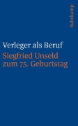Buchcover und Innenansicht für das Buch: Verleger als Beruf