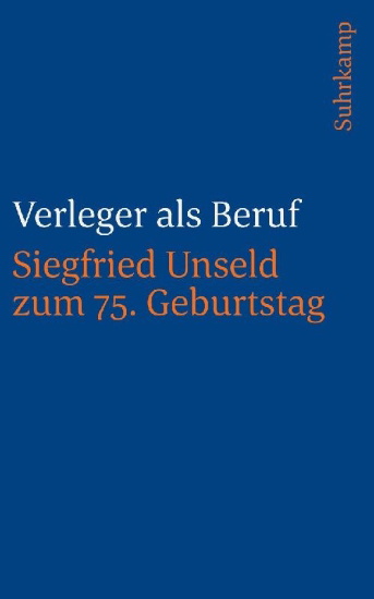 Buchcover und Innenansicht für das Buch: Verleger als Beruf