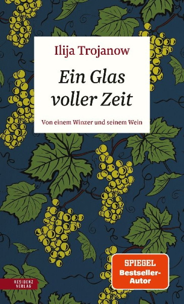 Buchcover und Innenansicht für das Buch: Ein Glas voller Zeit
