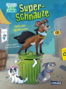 Buchcover und Innenansicht für das Buch: Super-Schnauze: Held der Mülltonnen