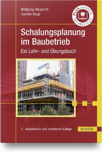 Buchcover und Innenansicht für das Buch: Schalungsplanung im Baubetrieb