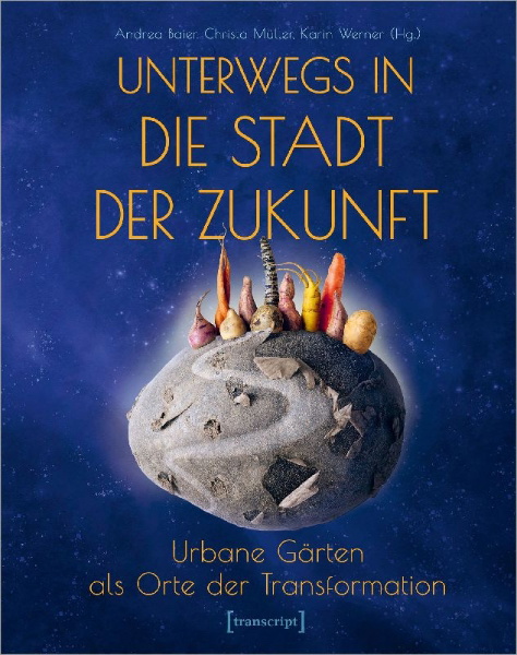 Buchcover und Innenansicht für das Buch: Unterwegs in die Stadt der Zukunft