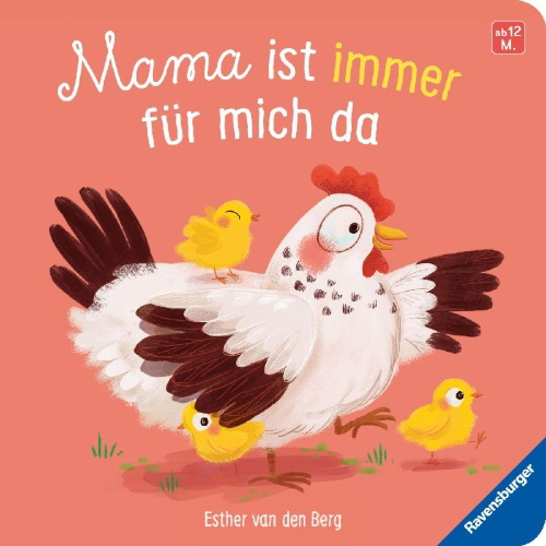 Buchcover und Innenansicht für das Buch: Mama ist immer für mich da
