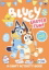 Buchcover und Innenansicht für das Buch: Bluey: Easter Fun Activity