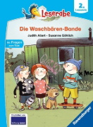 Buchcover und Innenansicht für das Buch: Leserabe 2. Lesestufe - Die Waschbären-Bande