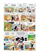 Buchcover und Innenansicht für das Buch: Mortadelo y Filemon: La caja de diez cerrojos